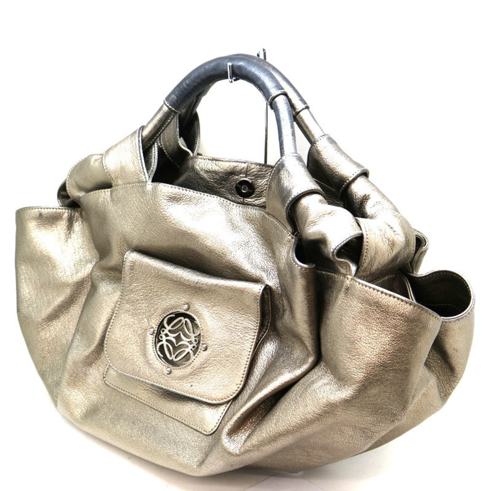 LOEWE Nappa Aire Handbag Leather Gold Tone